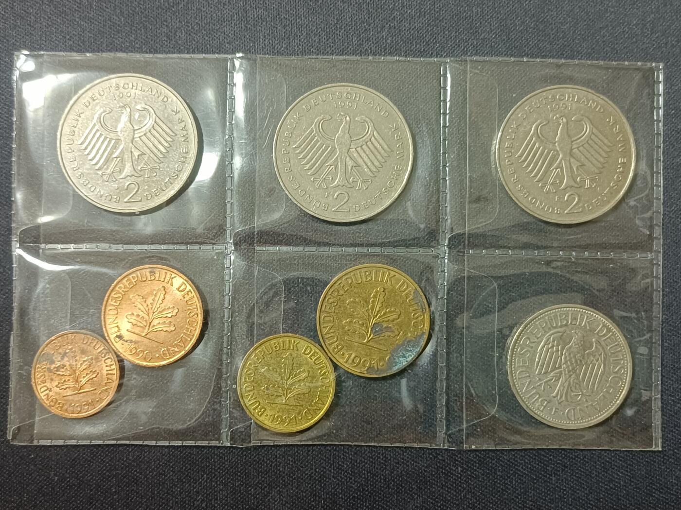 【游宝拍卖】丙午马年第15期 德国1991年 8枚都是F厂标