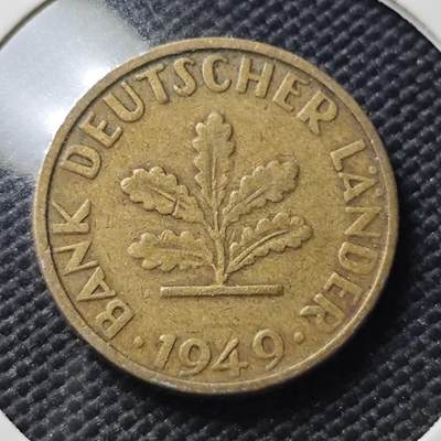 KK钱币收藏小铺  第407期 2月预留时间 周末发货 - 1949 西德5芬尼 银行版