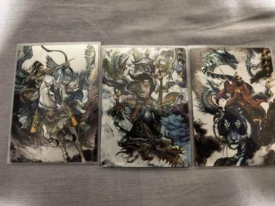 龙虎卡牌-八一场（满200元包邮，无佣金，每周六结拍，欢迎送拍） - 彩闪3张 卡德曼 张建东水浒盲盒 - 乘龙史进&神隼花荣&天师张继光