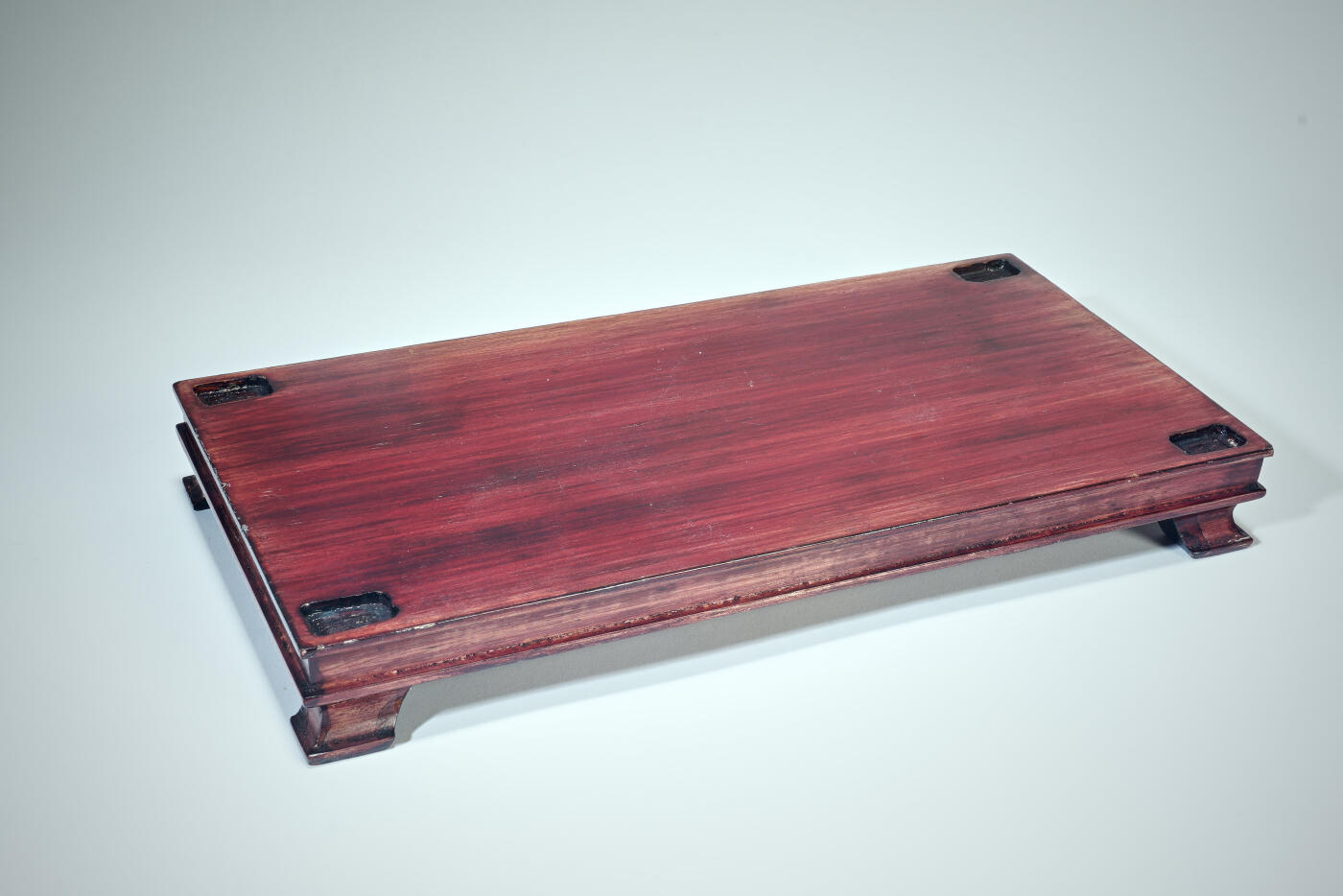 上海都达杂项专场八十【全场包邮】 清代木底座，全品，尺寸如图，无明显瑕疵，适合文房摆件或收藏。1-1