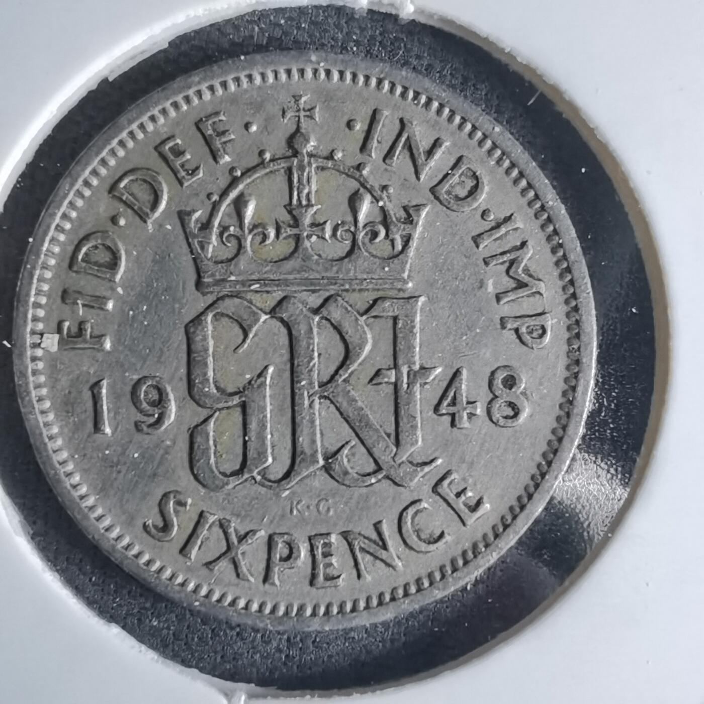 沼泽如烟--第1032场 英国1948年6便士