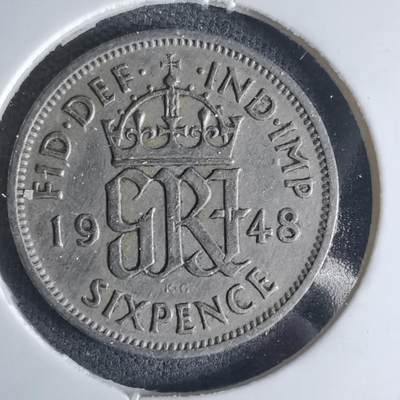 沼泽如烟--第1032场 - 英国1948年6便士