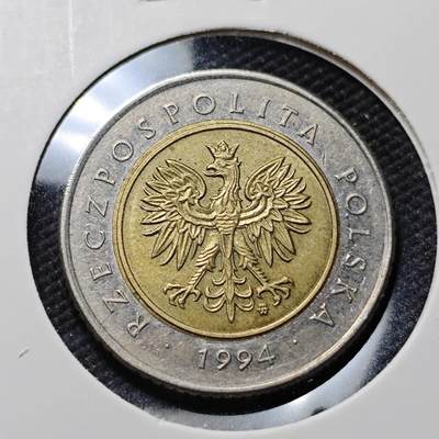 KK钱币收藏小铺  第407期 2月预留时间 周末发货 -  波兰5兹罗提