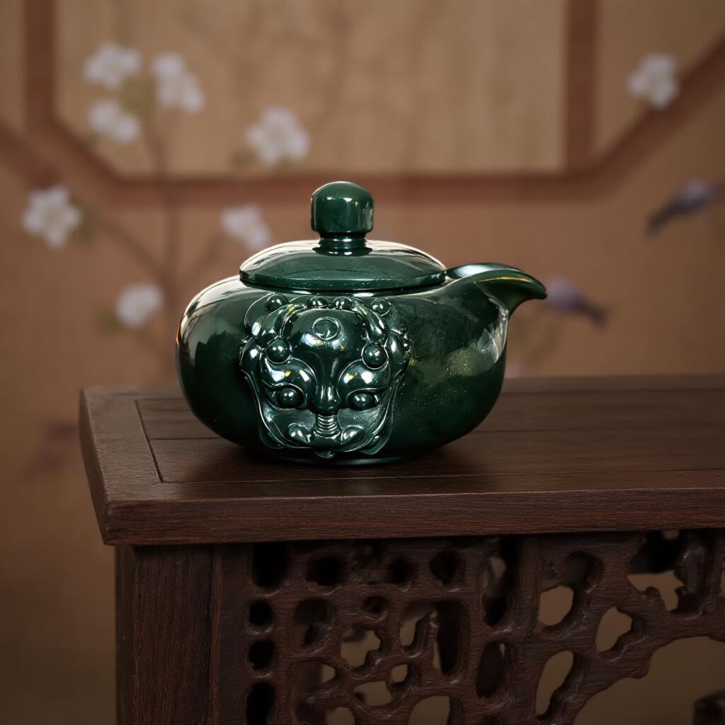 碧月说宝 君子怀瑾·当代和田玉清风专场(六) 青玉套壶