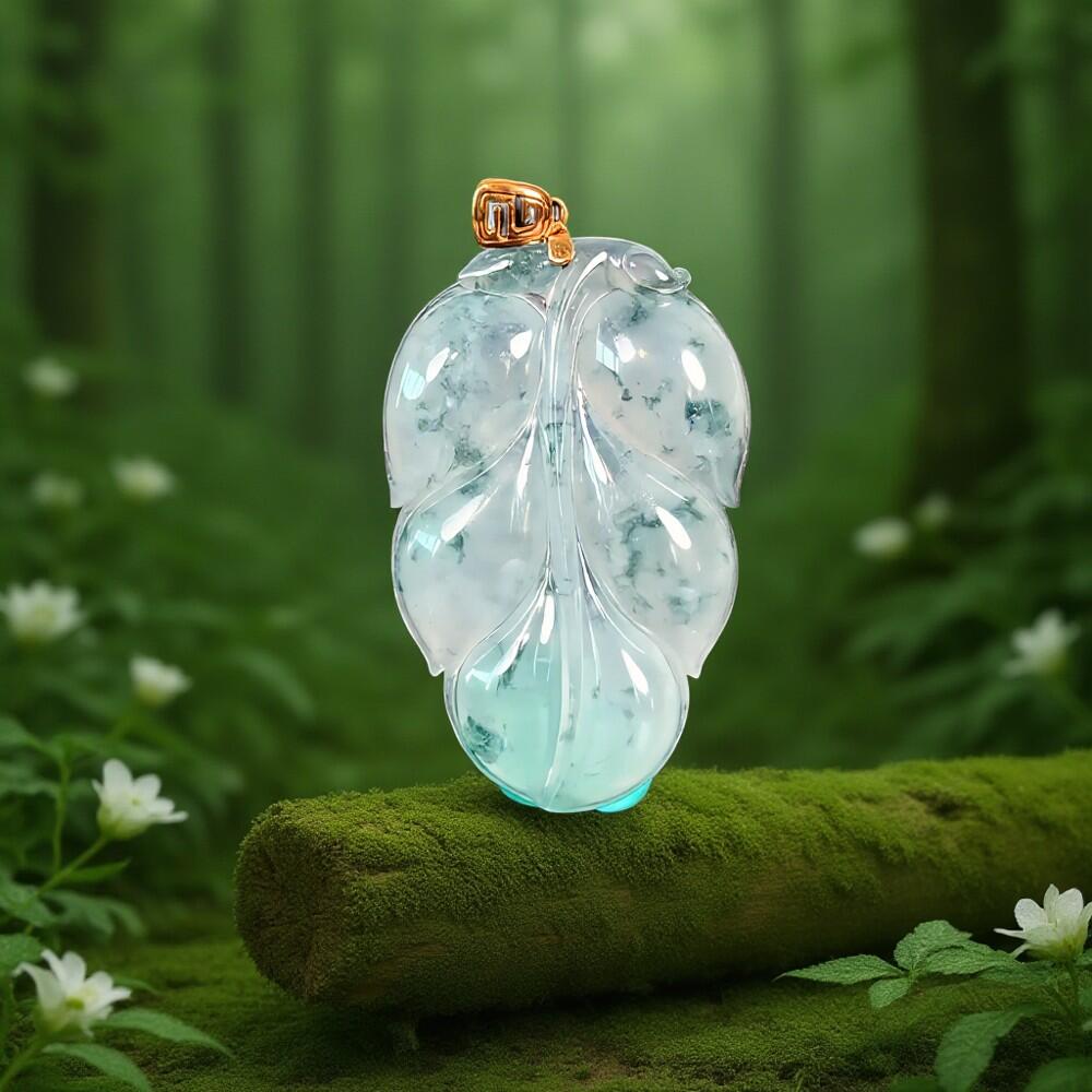 碧月说宝 君子怀瑾·当代和田玉清风专场(六) 18k金翡翠大业有成