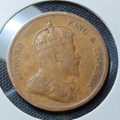 KK钱币收藏小铺  第408期 2月预留时间 周末发货 -  1904英属海峡1分铜币