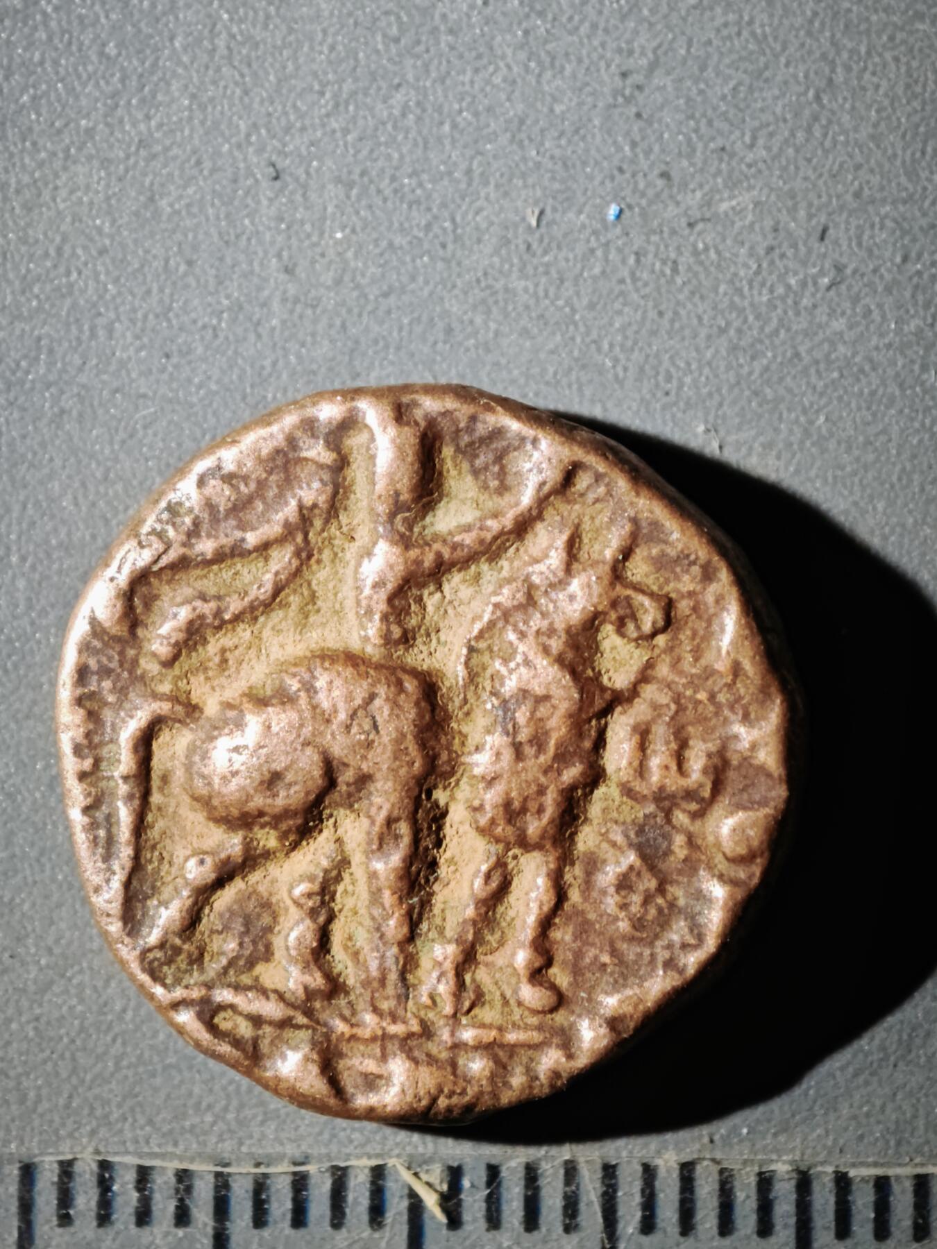 123期新疆红钱粟特钱币丝路钱币专场 F2丝路铜币版式