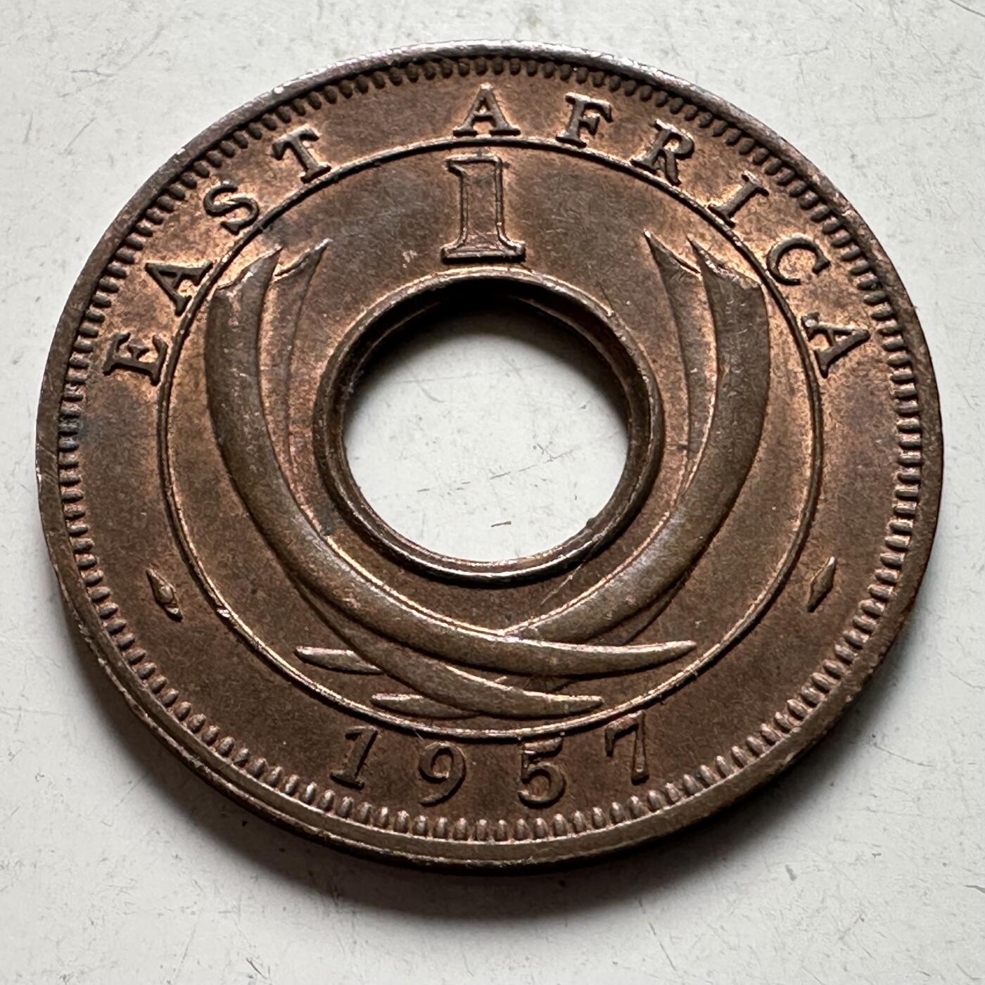 🌹外币初藏🌹🐯2026年第34场   每周二四六晚8️⃣点 接代拍 英属东非 1957年 1分 