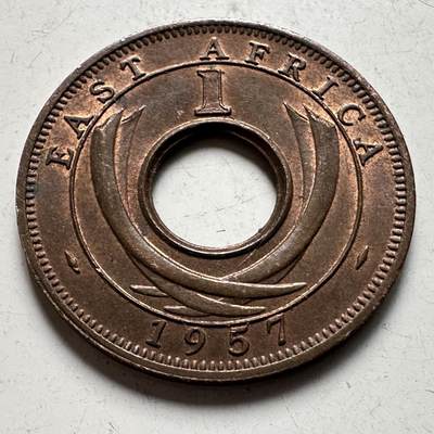 🌹外币初藏🌹🐯2026年第34场   每周二四六晚8️⃣点 接代拍 - 英属东非 1957年 1分 