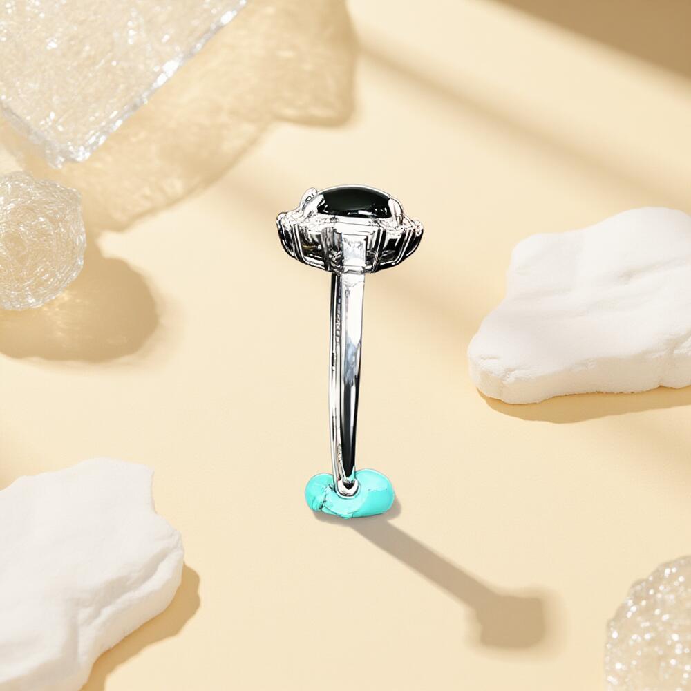 碧月说宝 君子怀瑾·当代和田玉清风专场(五) s925高冰翡翠蛋面戒指