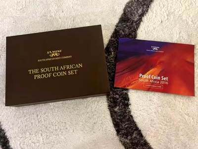 长老汇马年精选第十二场拍卖 - 南非2016年官方盒装精制币套装 盒证齐全 发行量仅3000套，收藏精品