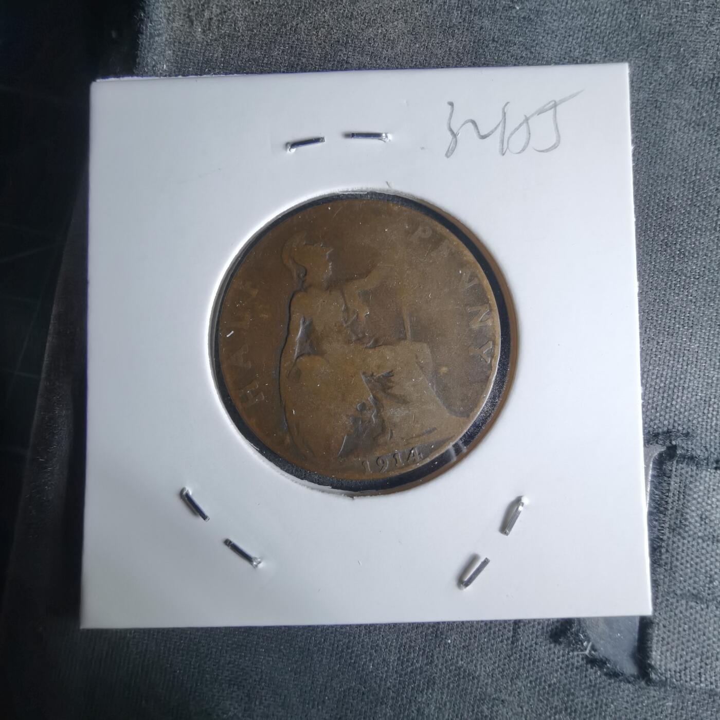 沼泽如烟--第1032场 英国1914年半便士