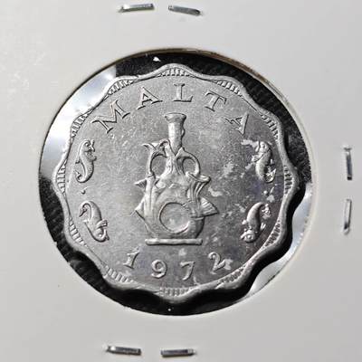 KK钱币收藏小铺  第409期 2月预留时间 周末发货 -  马耳他5米尔