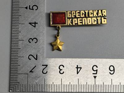 小驴勋章奖章收藏3月28日周六晚六点拍卖（珍爱和平，收藏战争，铭记历史，勿忘国耻，忠党爱国。有偿代拍，送拍规则在简介最后，参拍须阅读规则后再参拍，关系到运费包装发货时效真假辨别等关键信息，拍卖时不再发原图，看大图店主微信码在拍卖店铺介绍里） - 苏联英雄布列斯特要塞带厂标