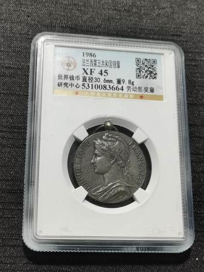 天下钱庄专场欢迎参拍 - 法国劳动部银章