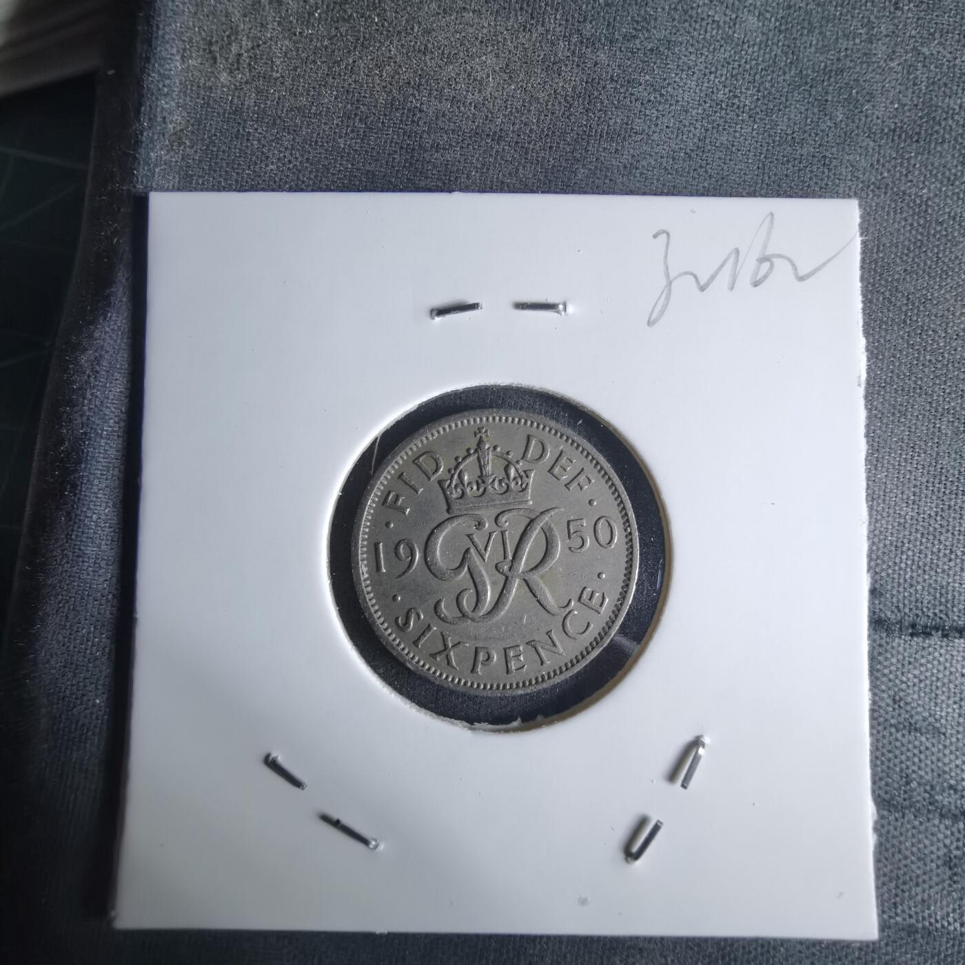 沼泽如烟--第1032场 英国1950年6便士