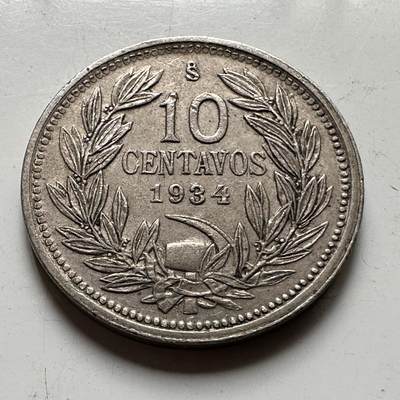 🌹外币初藏🌹🐯2026年第34场   每周二四六晚8️⃣点 接代拍 - 智利 1934年 安第斯神鹰 10分