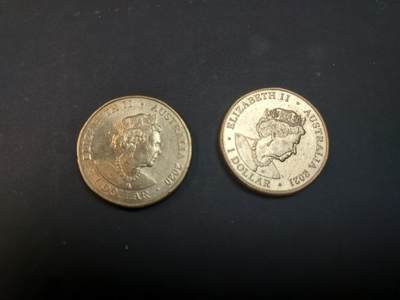 博彦收藏    4月1日 8点 钱币专场 - 澳洲2000/2001 Donation 1元硬币2枚