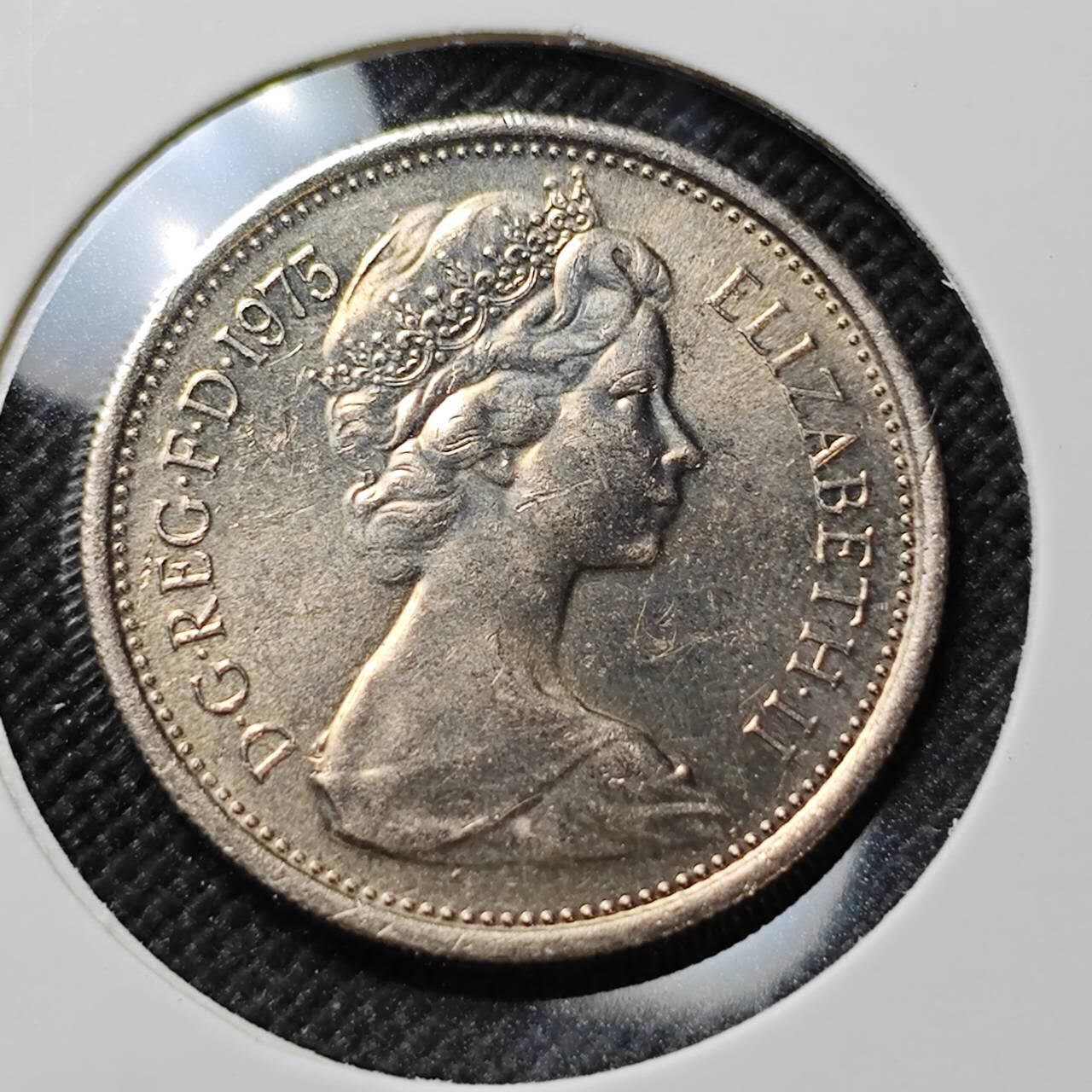 KK钱币收藏小铺  第409期 2月预留时间 周末发货  英国大5便士 好品