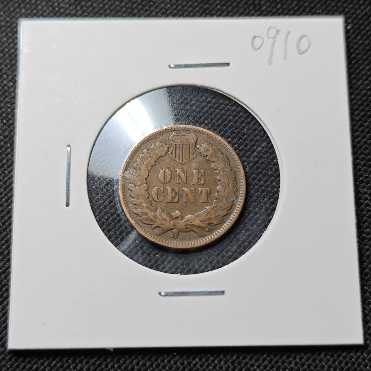 KK钱币收藏小铺  第409期 2月预留时间 周末发货  1906美国1分铜币