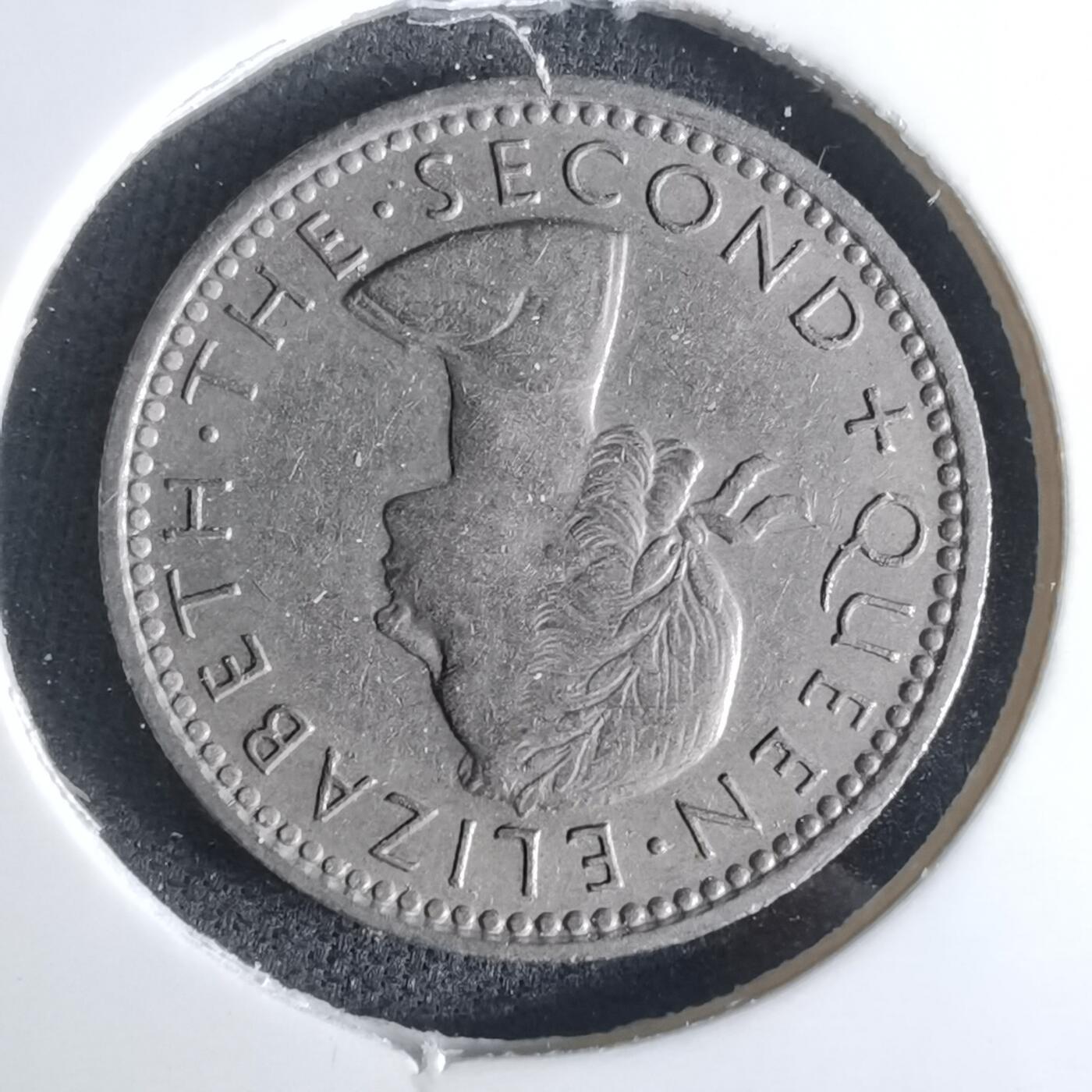 沼泽如烟--第1032场 新西兰1962年6便士