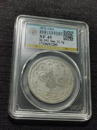 天下钱庄专场欢迎参拍 - 奥斯曼帝国土耳其20库鲁什银币