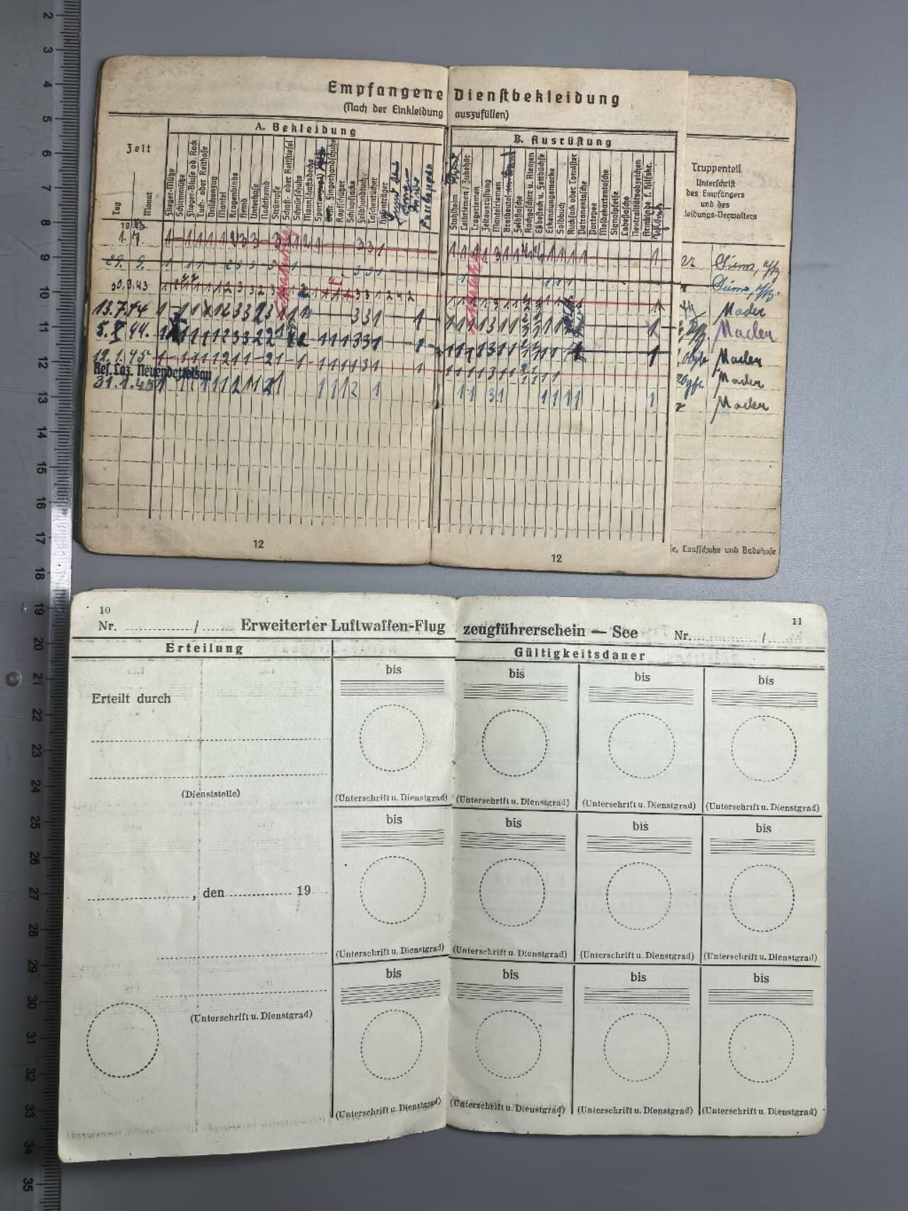 小驴勋章奖章收藏3月28日周六晚六点拍卖（珍爱和平，收藏战争，铭记历史，勿忘国耻，忠党爱国。有偿代拍，送拍规则在简介最后，参拍须阅读规则后再参拍，关系到运费包装发货时效真假辨别等关键信息，拍卖时不再发原图，看大图店主微信码在拍卖店铺介绍里） 赫尔曼戈林伞兵装甲师列兵士兵证，证书一组