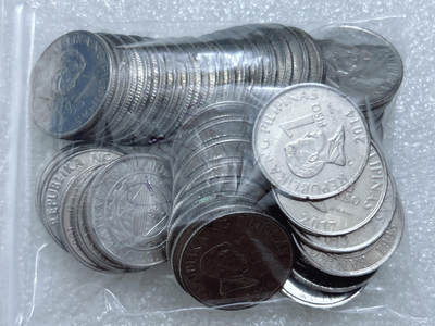 第一海外回流一元起拍收藏 散集专场  第306期 - 菲律宾1比索硬币 50枚