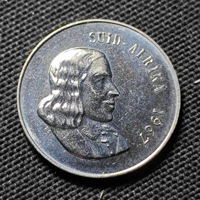 KK钱币收藏小铺  第408期 2月预留时间 周末发货 - 1967南非20分 精制