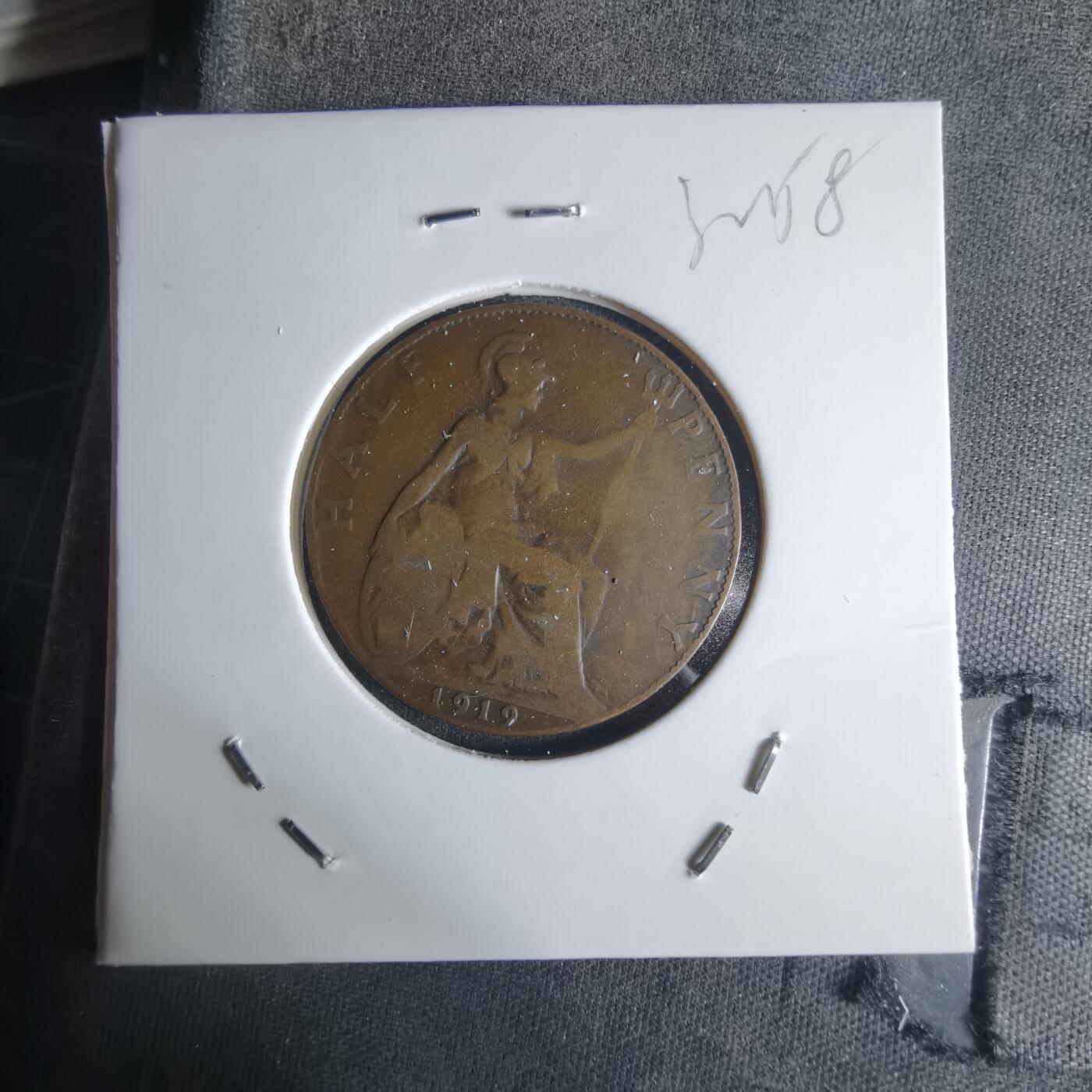 沼泽如烟--第1032场 英国1919年半便士