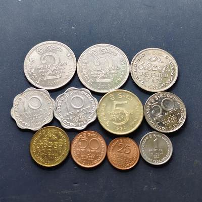 【全场包邮】纯粹捡漏拍514场 - 斯里兰卡1978-2011年散币11枚一组