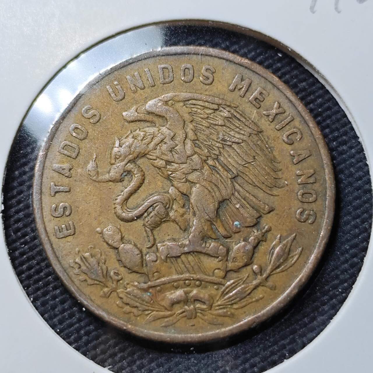 KK钱币收藏小铺  第407期 2月预留时间 周末发货  1966墨西哥20分