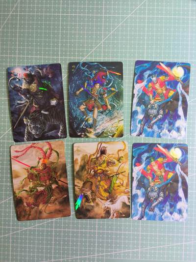 C先生 第25期 零抽层免费代拍  持续收拍品中  需要送拍的老板可以加微私聊 - 【普卡+彩闪】燎原文化《问道东方》散卡6张