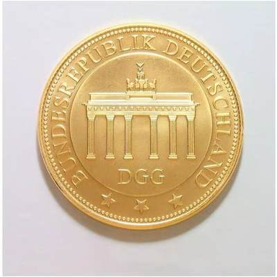 德国勃兰登堡门+鹰徽+州徽 高浮雕精制大镀金章 40MM - 德国勃兰登堡门+鹰徽+州徽 高浮雕精制大镀金章 40MM