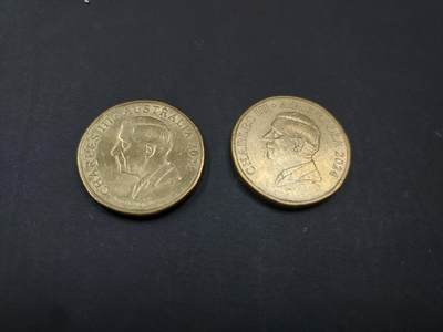 博彦收藏    4月1日 8点 钱币专场 - 澳洲 bluey 1元硬币2枚