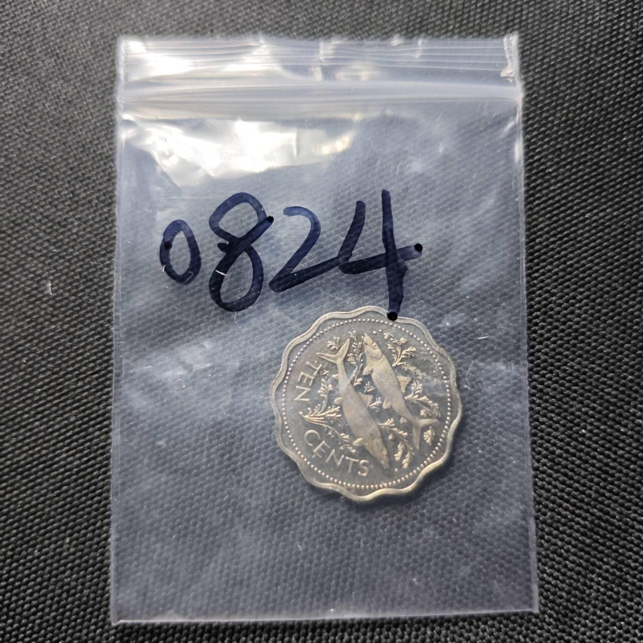 KK钱币收藏小铺  第408期 2月预留时间 周末发货   1976巴哈马10分 精制币