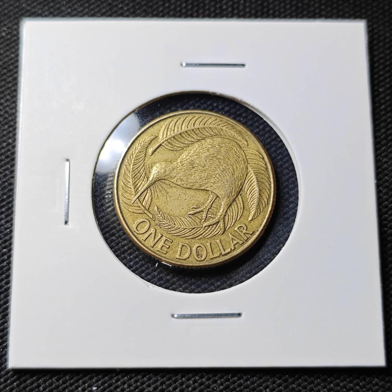 KK钱币收藏小铺  第407期 2月预留时间 周末发货  新西兰1元