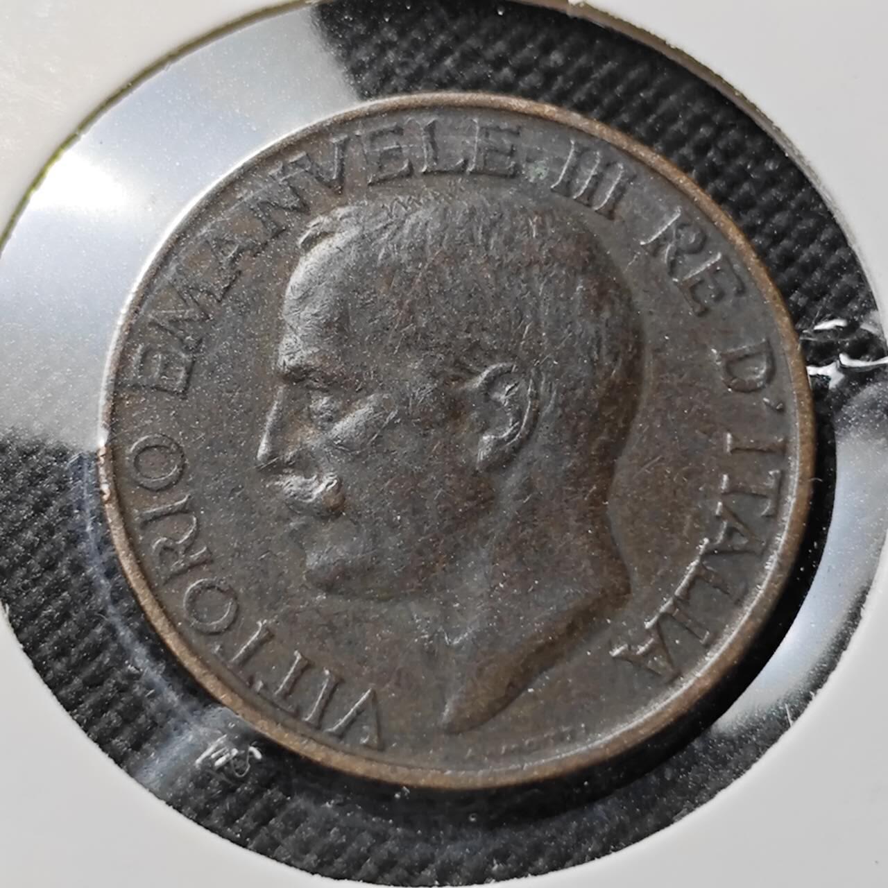 KK钱币收藏小铺  第409期 2月预留时间 周末发货  1924意大利10分铜币