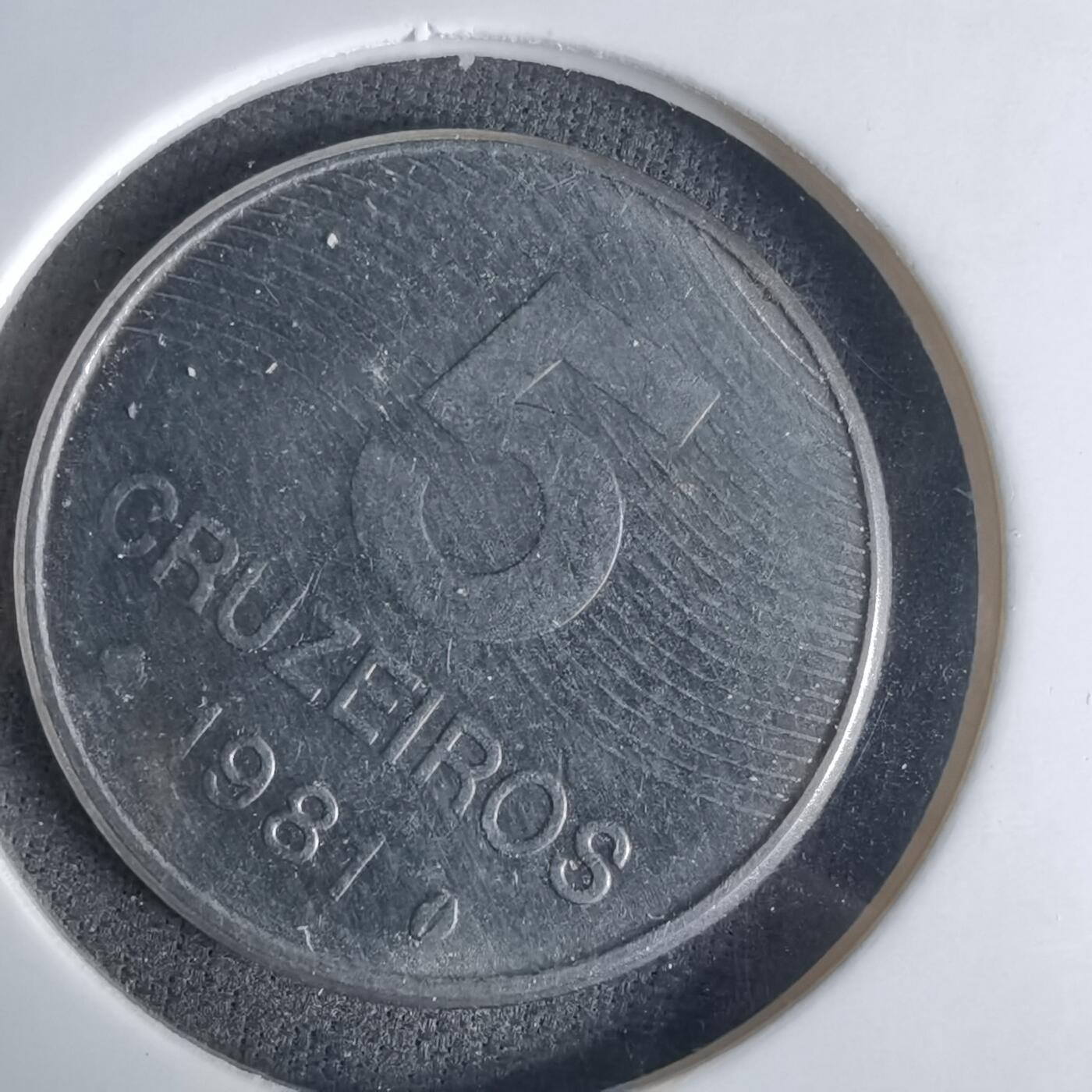 沼泽如烟--第1032场 巴西1981年5克鲁塞罗