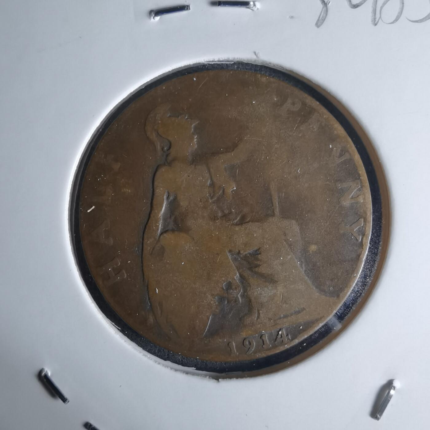 沼泽如烟--第1032场 英国1914年半便士