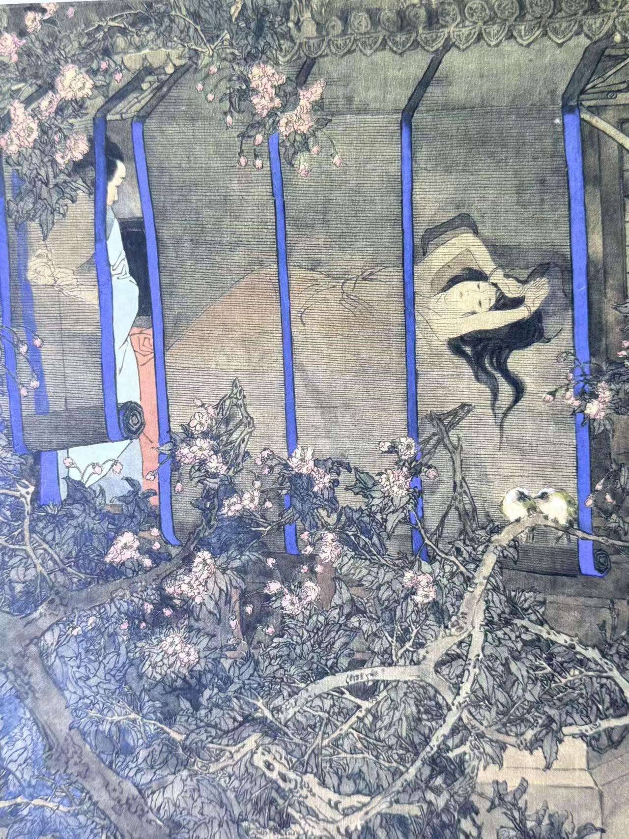 NO.28 好又多金牌大场，每周一站式配齐，方便凑单！（周6晚9点截拍，卖家送拍0抽成！） 复刻版画 戴敦邦 宋词 《如梦令 昨夜雨疏凤骤》