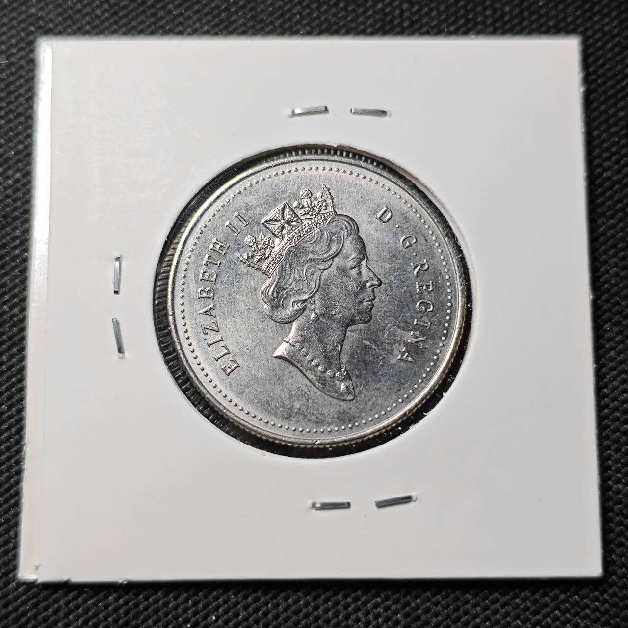 KK钱币收藏小铺  第407期 2月预留时间 周末发货  1990加拿大50分