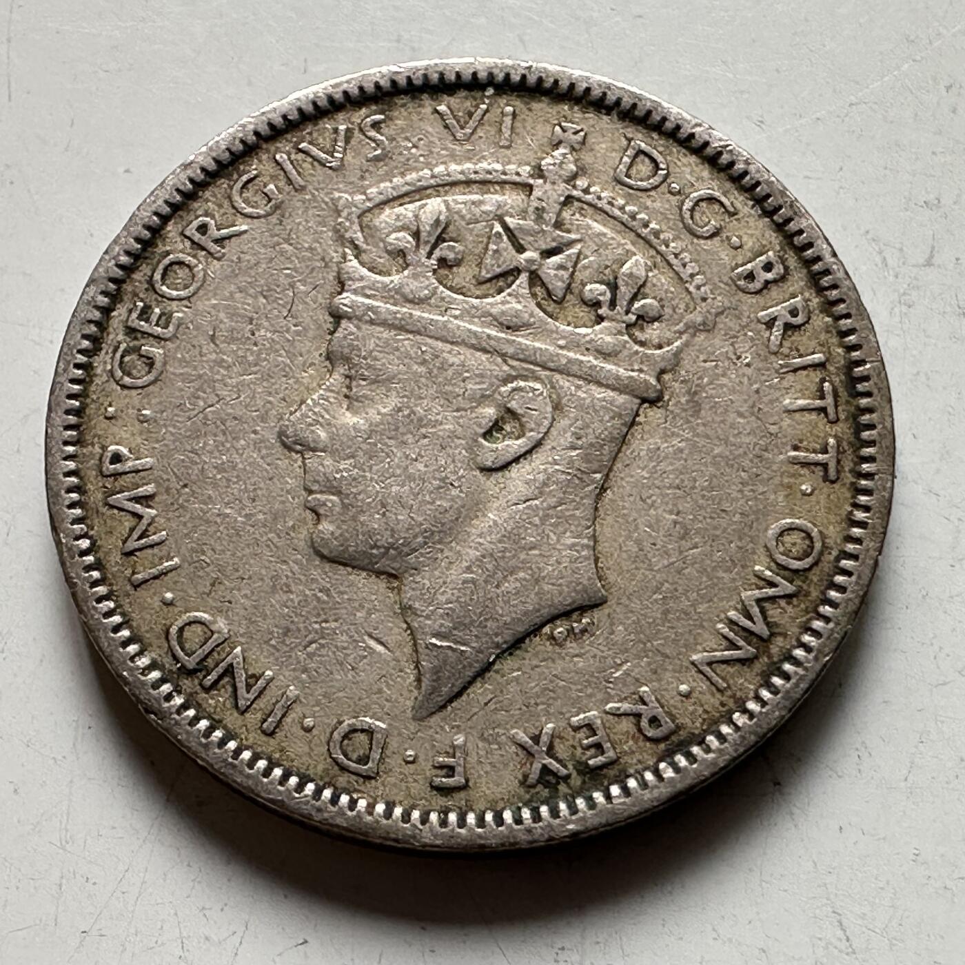 🌹外币初藏🌹🐯2026年第34场   每周二四六晚8️⃣点 接代拍 英属西非 1945年 乔治六世 3便士