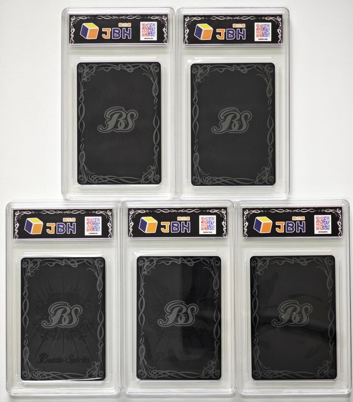 白泽拍卖卡牌手绘专场第34期（花朝去了又春分 草如茵 柳烟新） 2024 BANDAI BATTLE SPIRITS奥特曼 5张   JBH评级 5张9.5分 特标