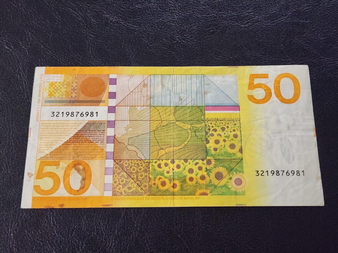 3月27号晚上8点 外国纸币自动截拍第46场 荷兰50美品