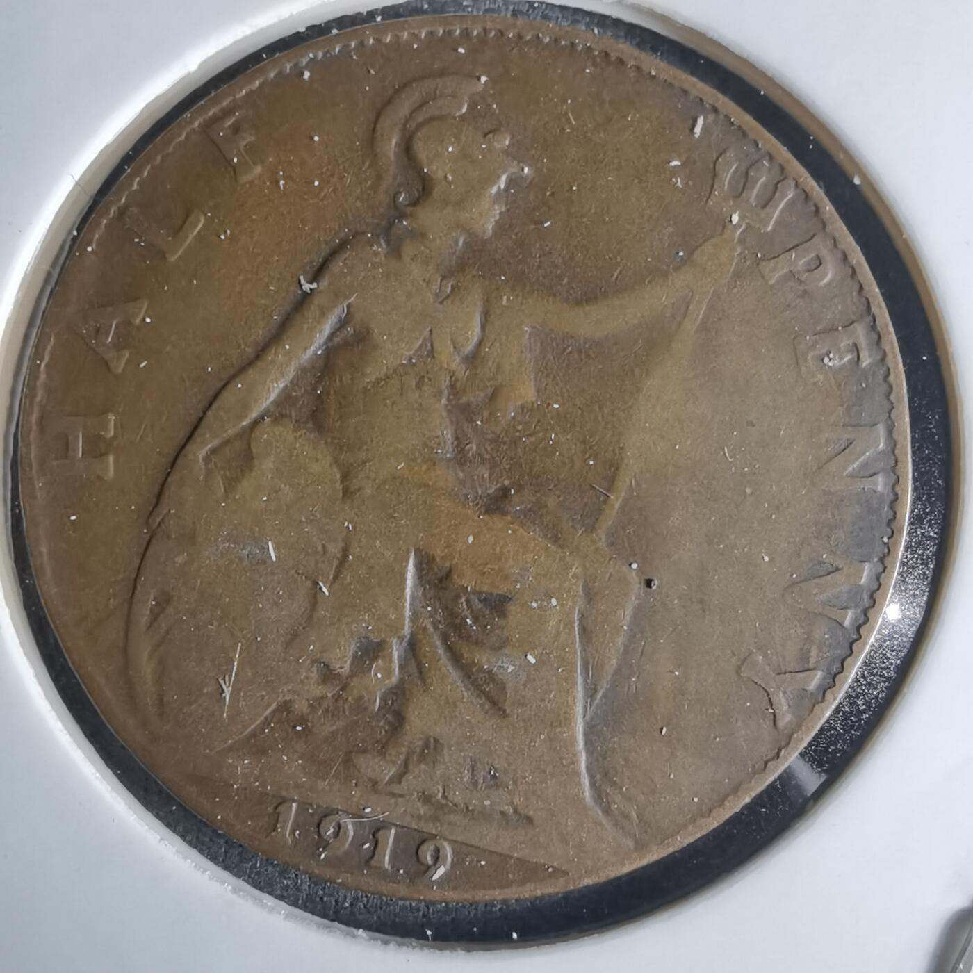 沼泽如烟--第1032场 英国1919年半便士