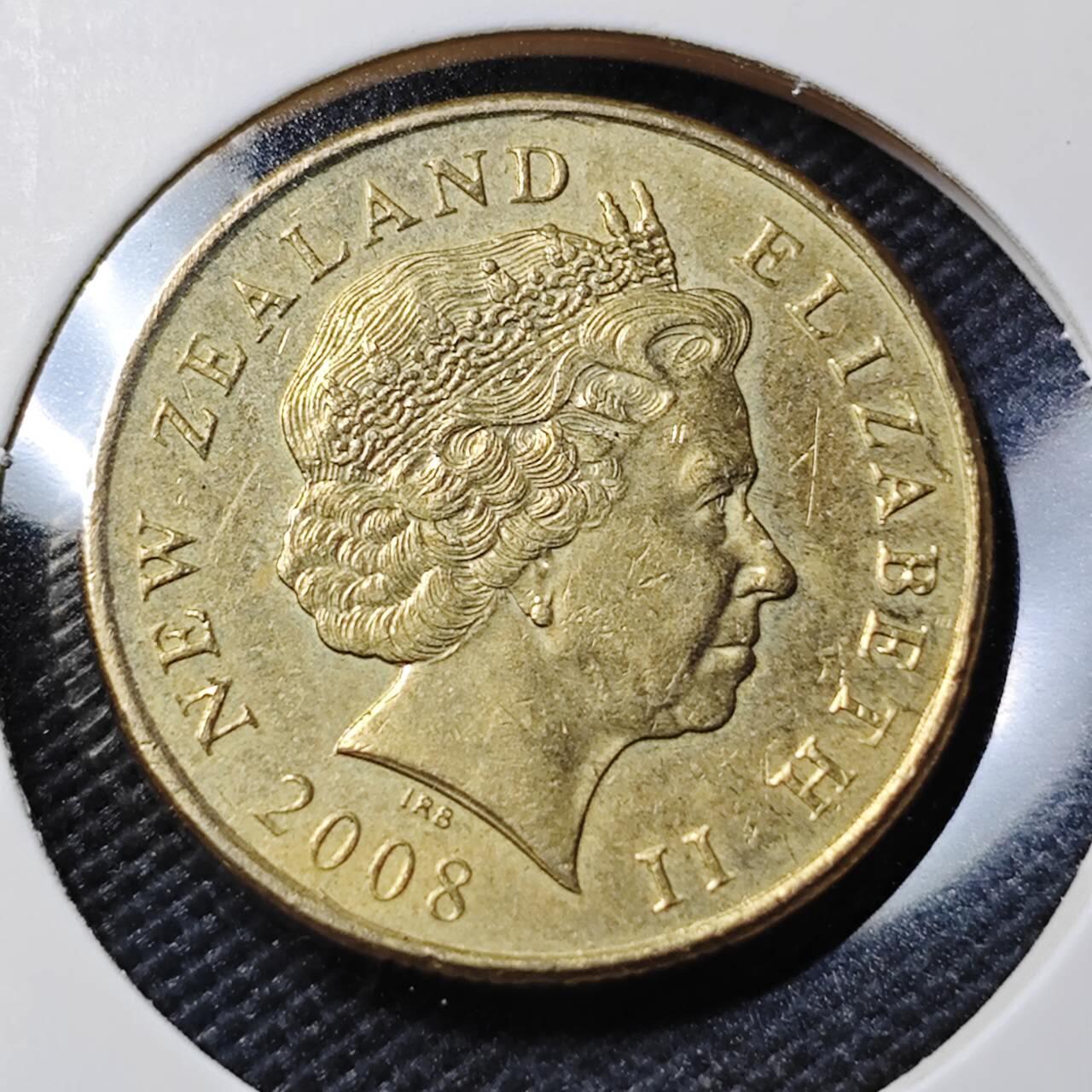 KK钱币收藏小铺  第407期 2月预留时间 周末发货  新西兰1元