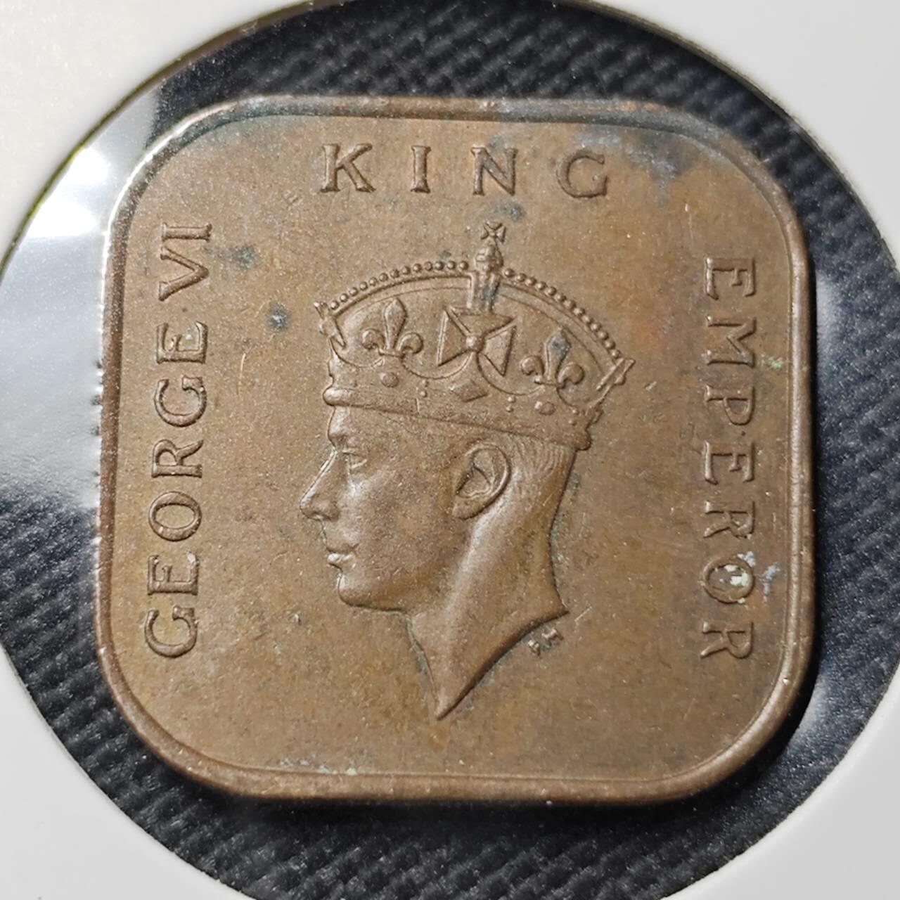 KK钱币收藏小铺  第407期 2月预留时间 周末发货  1940马来亚1分铜币