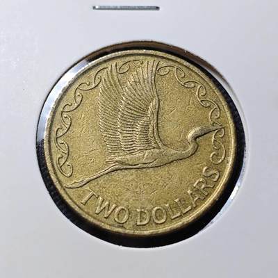 KK钱币收藏小铺  第407期 2月预留时间 周末发货 -  新西兰2元