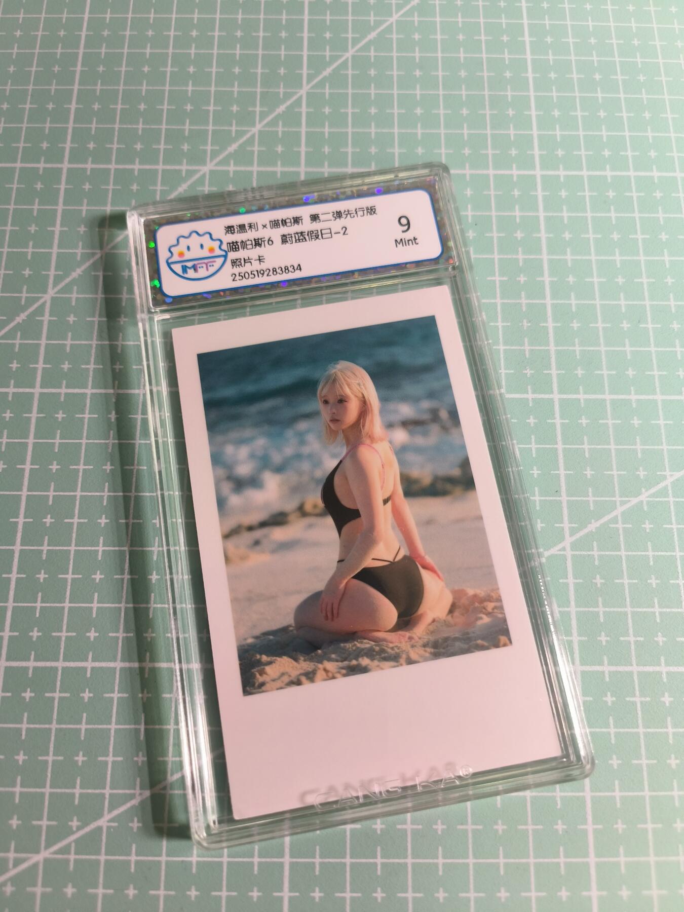 C先生 第25期 零抽层免费代拍  持续收拍品中  需要送拍的老板可以加微私聊 【照片卡】海温利《猫帕斯》蔚蓝假日 9分